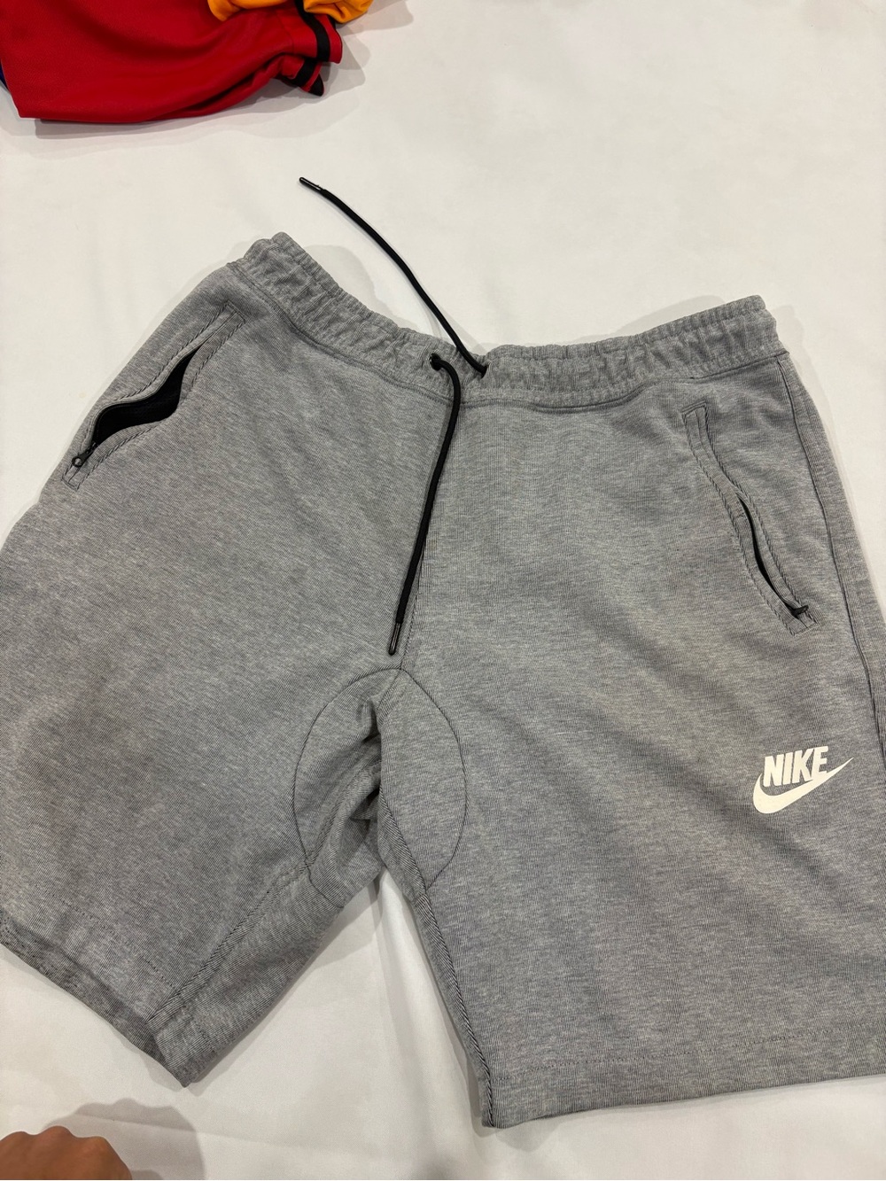 Nike Black Athletic Shorts with White Logo